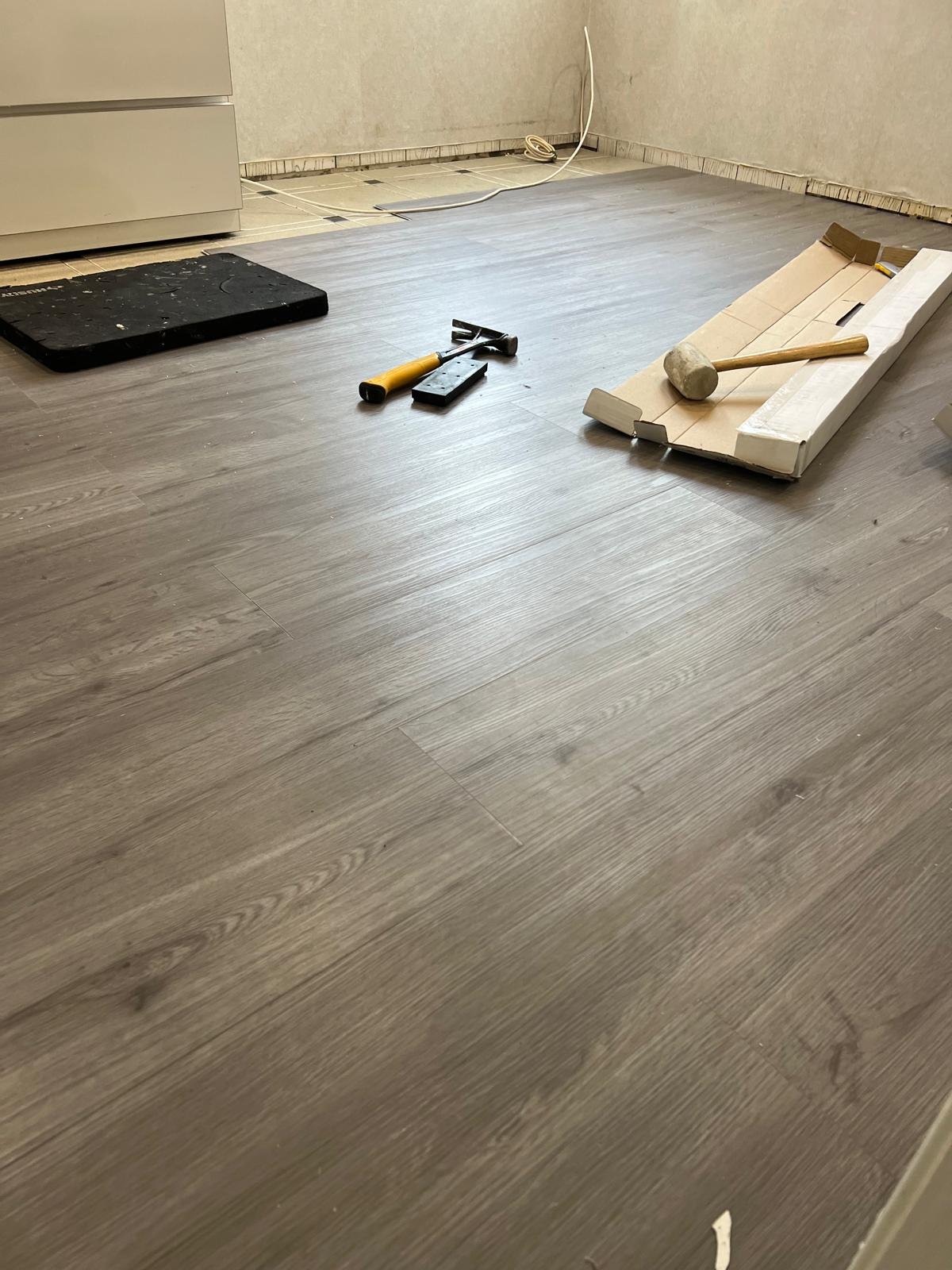 Finished residential flooring project