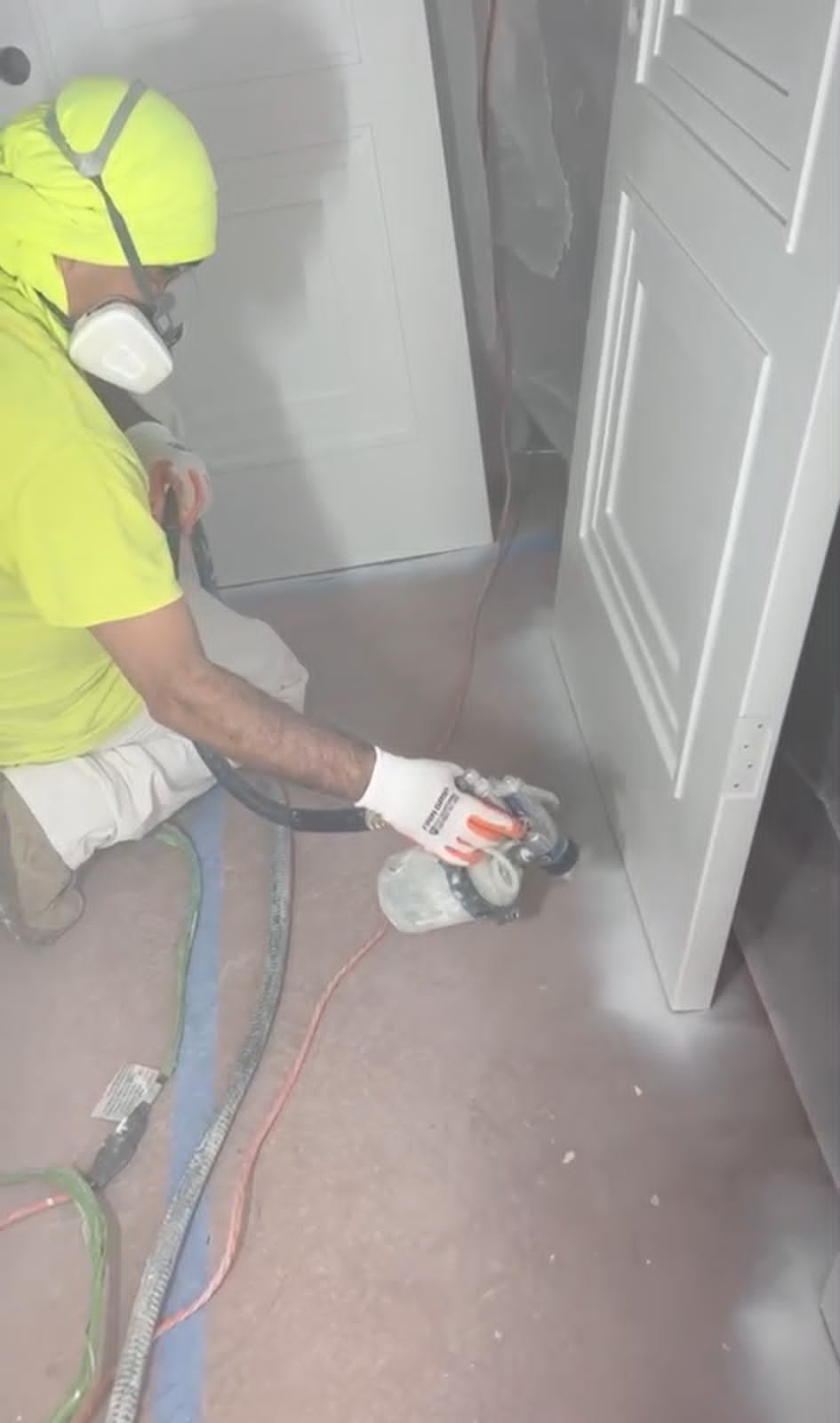 Interior painting project by David Construction